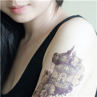 花臂酷飒女生头像 18张高清纹身女生头像合集