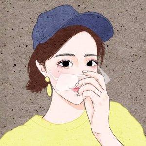 18张简约清新的女生手绘微信头像 氛围感拉满