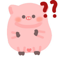 这套哼哼猪表情包太萌了！@哼哼猪耶 同款安排