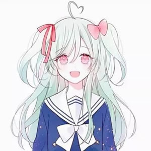 18张高清可爱长发女生漫画头像 唯美氛围感拉满