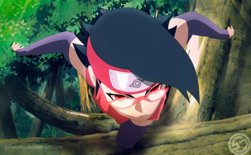 博人传宇智波佐良娜1080P高清壁纸