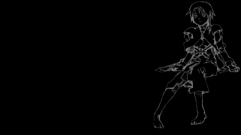 《玲音》极简风高清壁纸合集 二次元少女主角登场