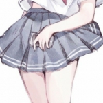 女生动漫裙子部位头像合集 六张好看的下半身头像分享