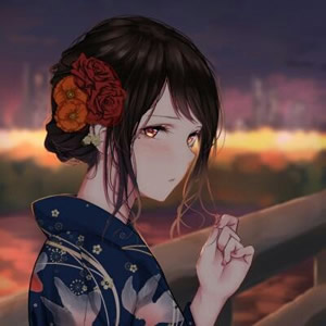 16张高清可爱的抖音女生动漫头像合集