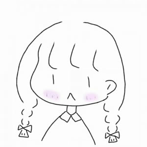 10张软萌小女孩简笔画头像 高清呆萌又可爱