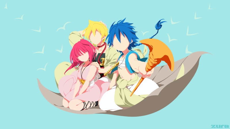 这组壁纸太绝了！魔笛MAGI经典角色高清大图直接抱走