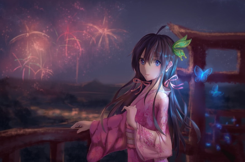 我的青春恋爱物语果然有问题 动漫壁纸 雪之下雪乃 高清1080P壁纸