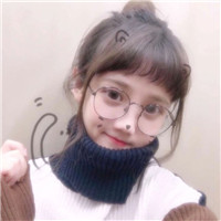 戴眼镜可爱呆萌女生头像合集 共18张