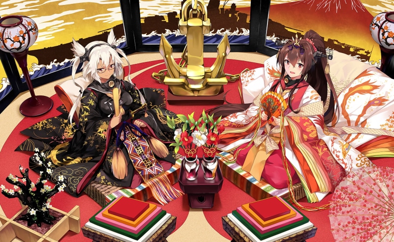舰队收藏武藏大和绝美壁纸 高清1080P
