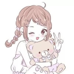 16张高清卡哇伊动漫女生头像 软萌卡通款超适合当头像