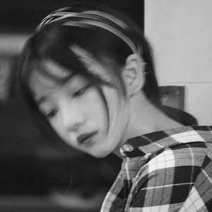 黑白氛围感女生QQ头像合集
