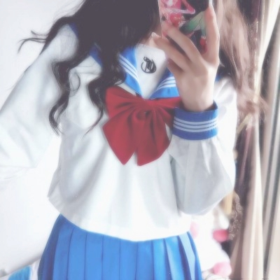 16张高清女高中生校服部位头像合集