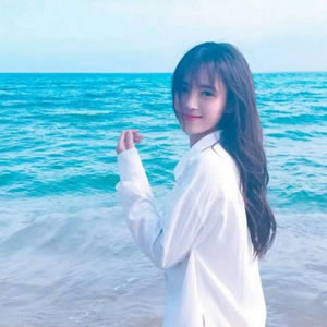 16张高清蓝色系小清新女生QQ头像合集