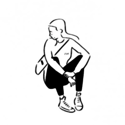 15张高清黑白简笔女生头像 适合当微信头像的手绘简画合集