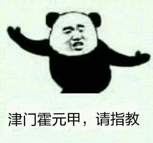 “在下功夫熊猫，请指教