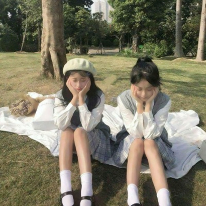 22张高清好看的女生双人闺蜜头像，一次配齐两张配对款