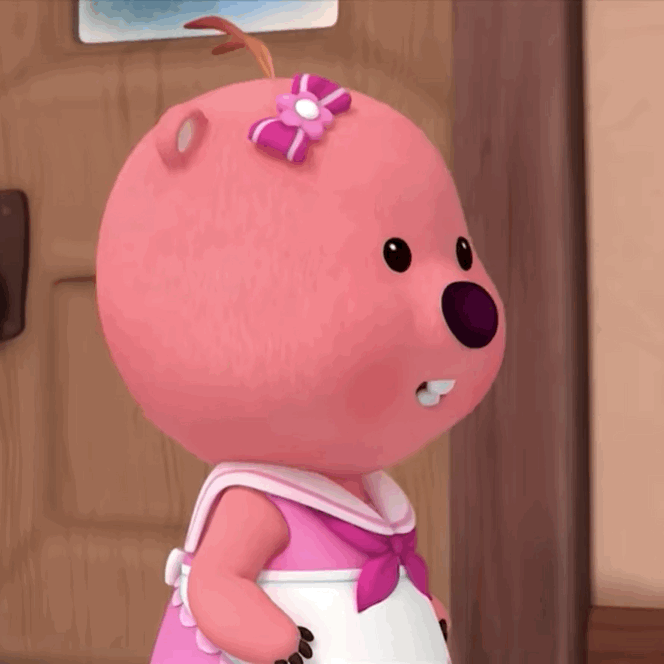 超火小海狸Loopy动图表情包来啦