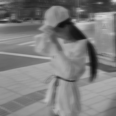 20张高清可爱黑白模糊女头像合集