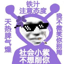 社会小紫又来整活了！这套表情包出自创作者猪曼