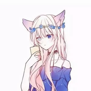 18张高清可爱长发女生漫画头像 唯美氛围感拉满