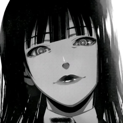 23张高清黑白款！霸气冷酷风女生漫画QQ头像
