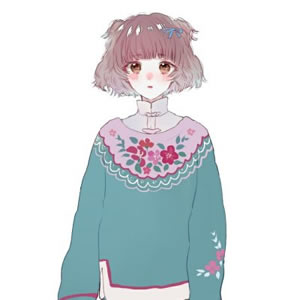 18张高清小清新动漫女生QQ头像 氛围感拉满