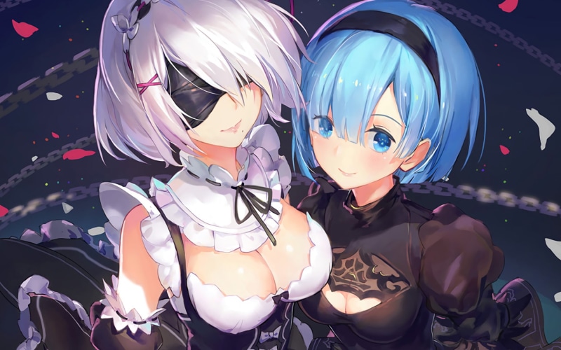 跨次元动漫少女壁纸合集