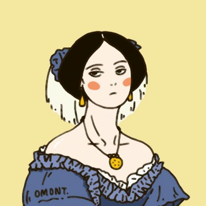9张高清复古感欧美动漫女生头像，氛围感拉满