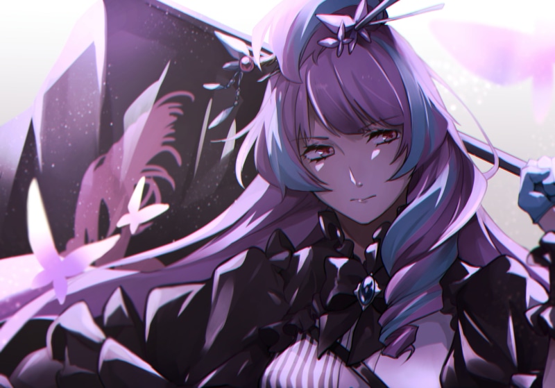 《超时空要塞Δ》美云·吉努梅尔绝美壁纸！紫发少女4K质感拉满