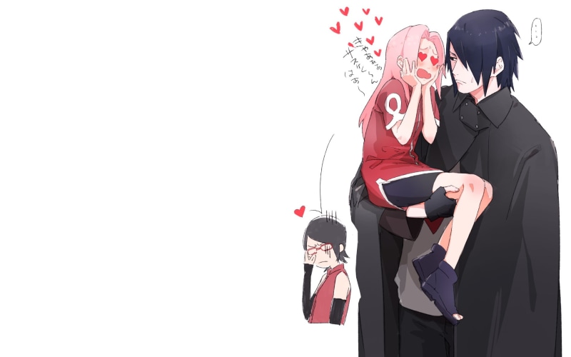 博人传火影忍者主题壁纸合集！佐樱父女高清壁纸上线