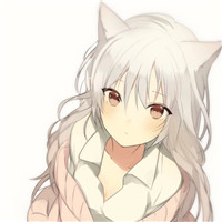 软萌拉满！19张二次元猫耳女孩头像合集