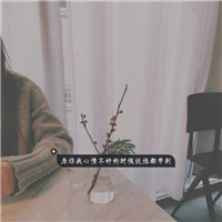 女生头像唯美伤感带字素材 21张合集