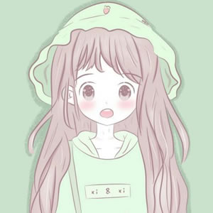 18张高清小清新动漫女生QQ头像 氛围感拉满