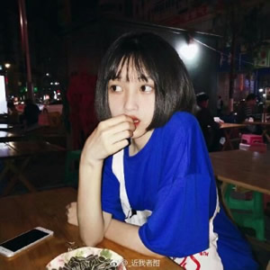 12张高清好看的女生短发空气刘海微信头像