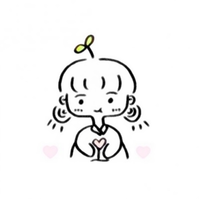 10张高清可爱动漫简笔女头 女生头像合集