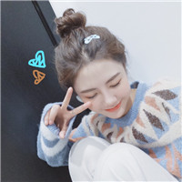超甜！18张可爱剪刀手女生头像合集