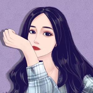 18张简约清新的女生手绘微信头像 氛围感拉满