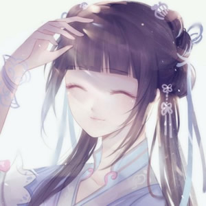 古风动漫女生团头（共6张）