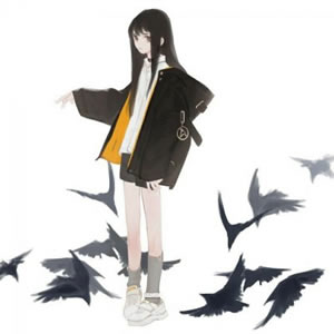 18张霸气高冷风格动漫女生QQ头像