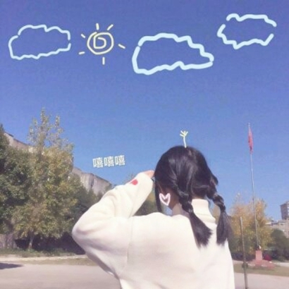 16张带表情的可爱女生头像合集