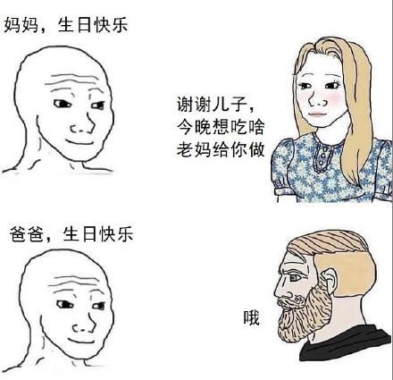 分享一组超真实的爸爸日常表情包