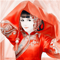 22张绝美古风嫁衣女头像，一眼心动！