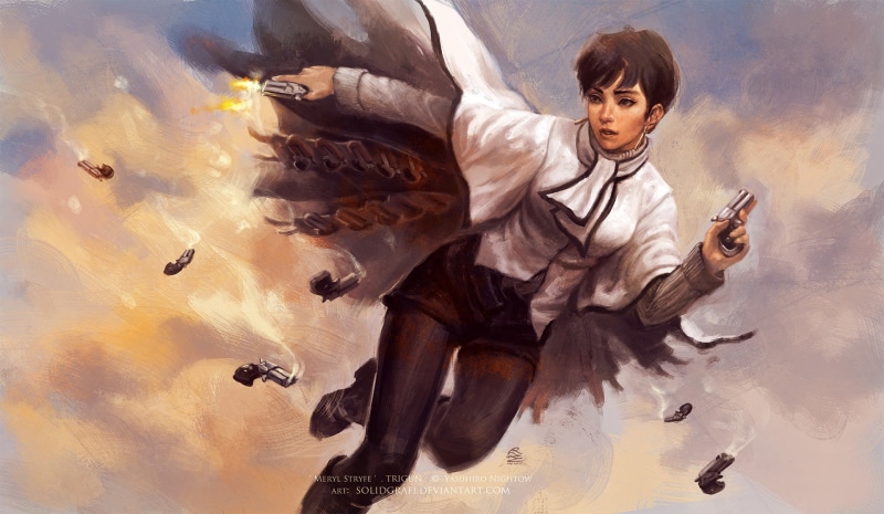 《枪神》梅丽尔·斯特莱伊 动漫少女壁纸合集