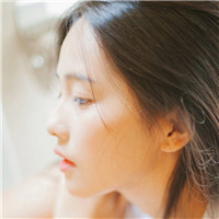 好看的侧面女生QQ头像合集 共18张