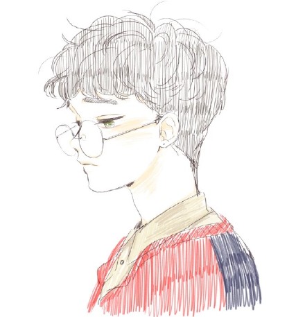 手绘画风的男女生头像合集来啦