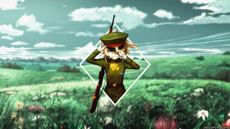 《幼女战记》谭雅·冯·提古雷查夫 画中画风格高清壁纸合集