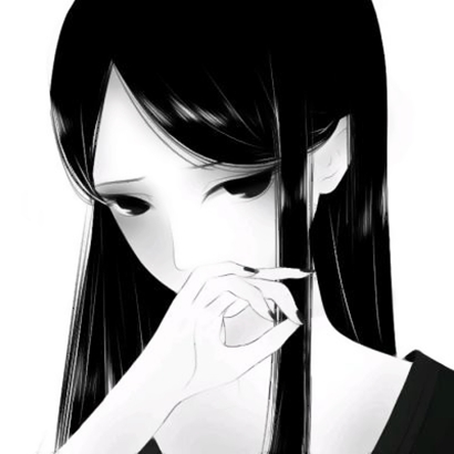17张高清黑暗系病娇动漫女头 暗黑萝莉风格头像合集