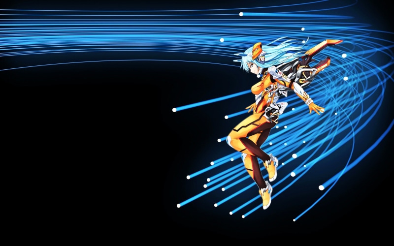 2K动感机甲少女壁纸