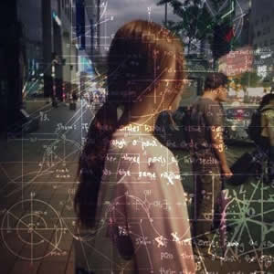 16张高清数字公式女生QQ头像 简约又好看