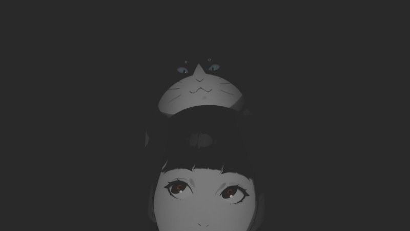 1080P黑白动漫少女壁纸合集 氛围感拉满